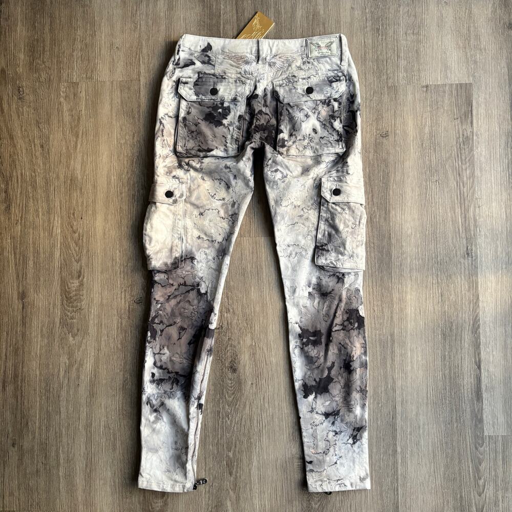 Robin's Zipper Military Skinny Jeans Women's 28 - Picture 2 of 9